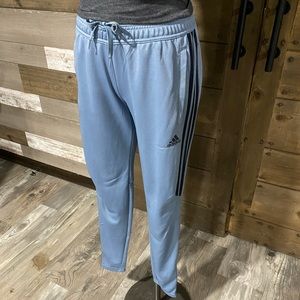Size M blue Adidas pants